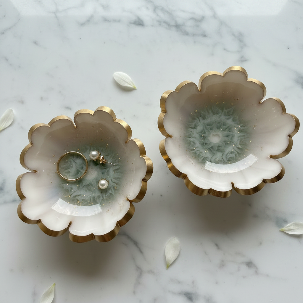 Green Soft Ring Dish