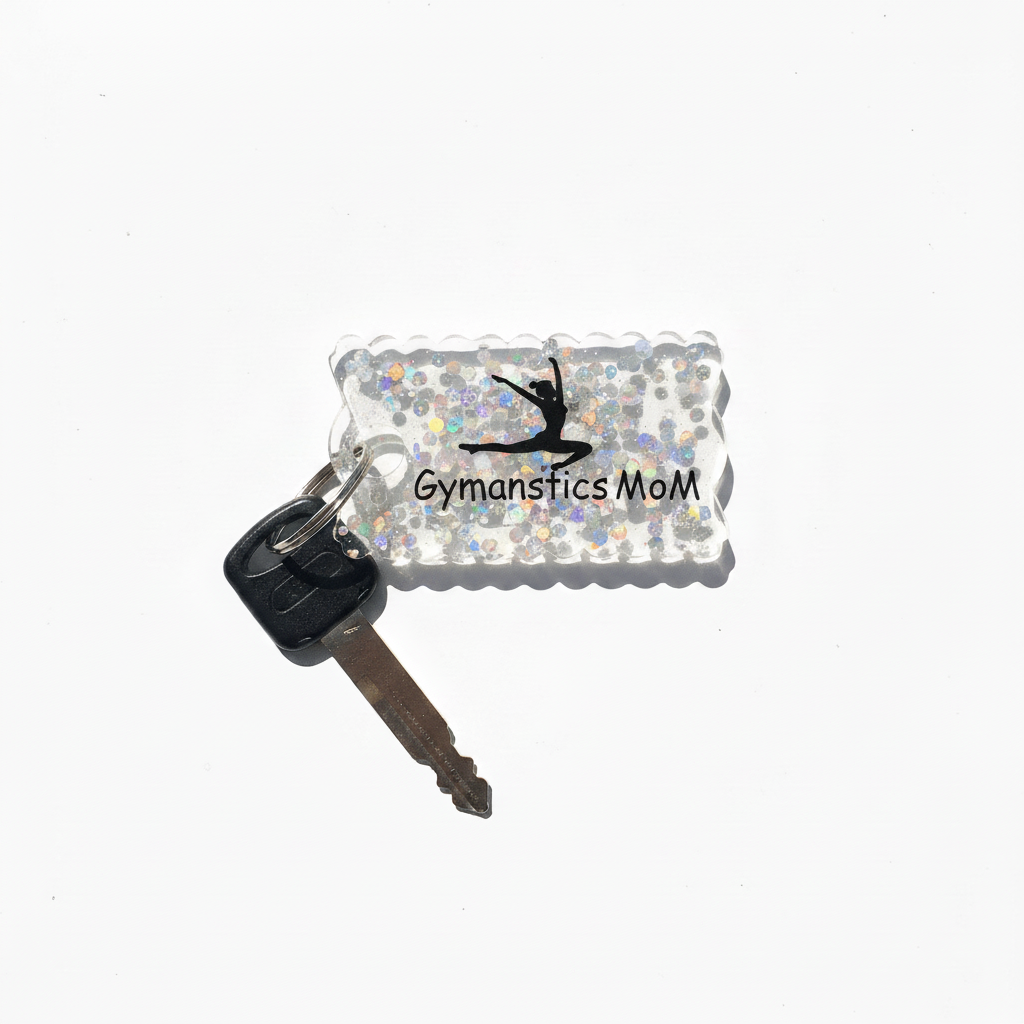 Gymnastics MoM Keychain
