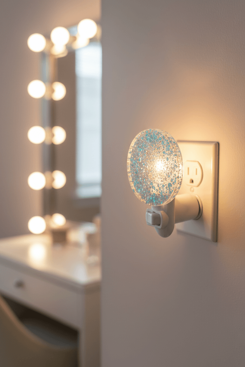 Handmade Resin LED Night Light – Botanical & Coastal Designs - The Glossy Gift Shop