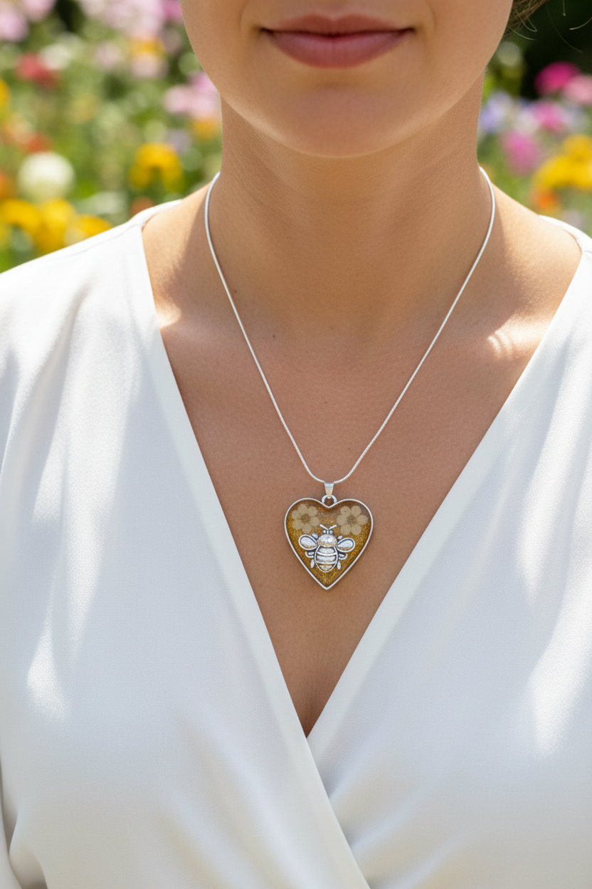 Honey Bee Heart - On Model
