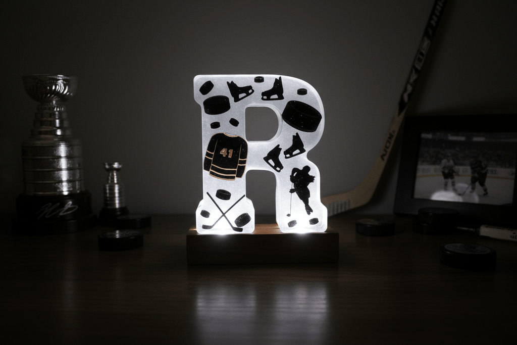 Ice Hockey Lighted Letter