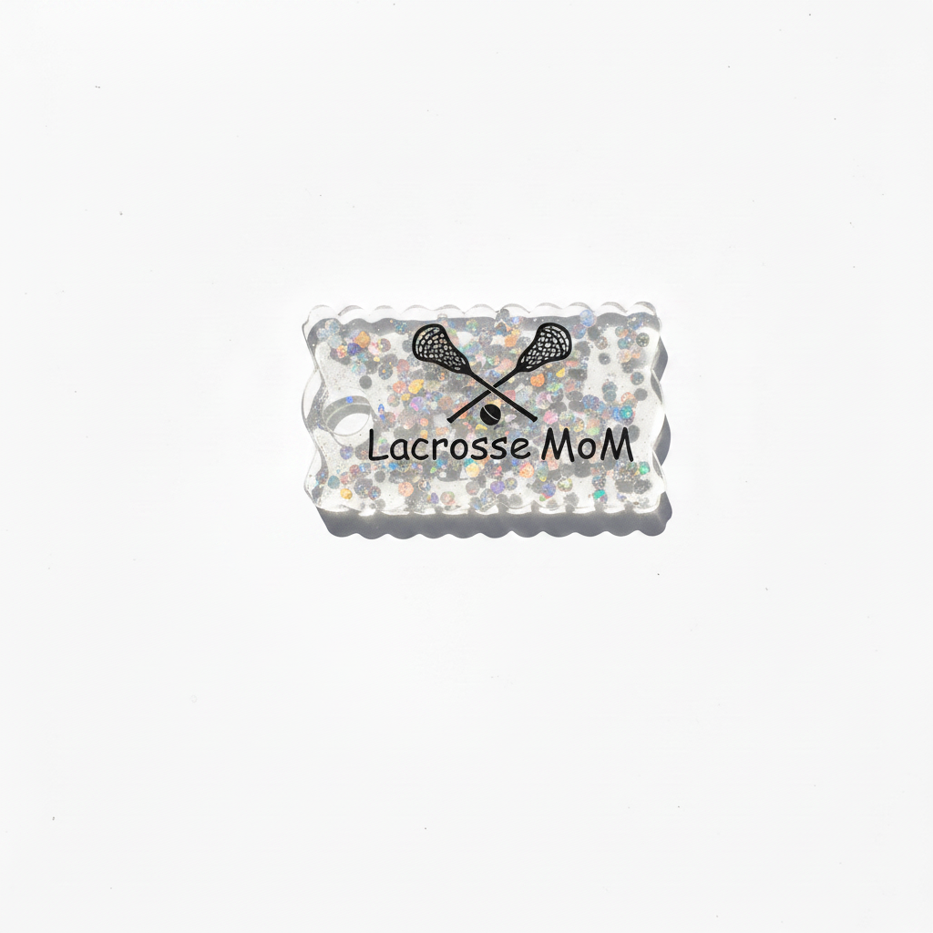 Lacrosse MoM Keychain