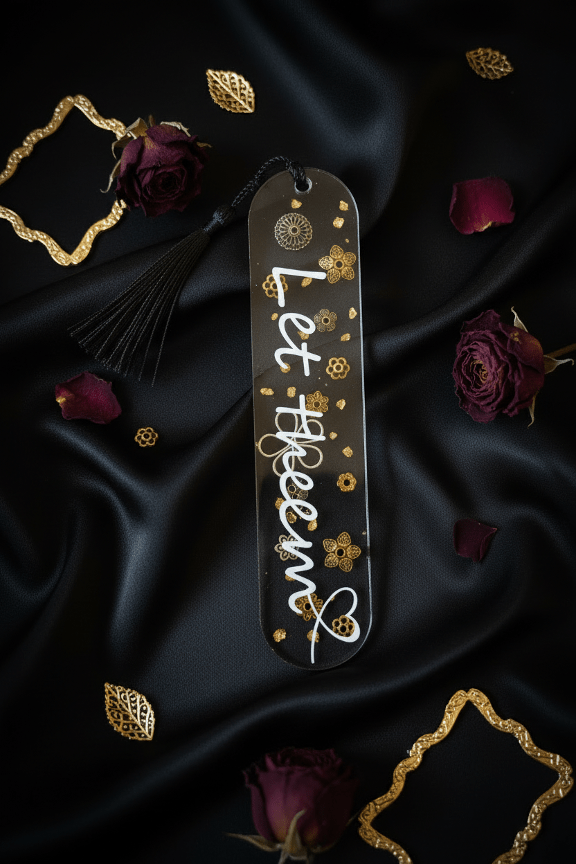 “Let Them” Resin Bookmark – Handmade Inspirational Gift - The Glossy Gift Shop