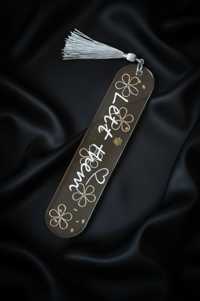 “Let Them” Resin Bookmark – Handmade Inspirational Gift - The Glossy Gift Shop