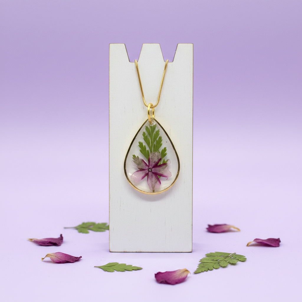 Lilac display stand