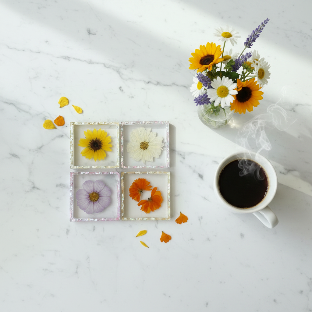 Marble coffee table