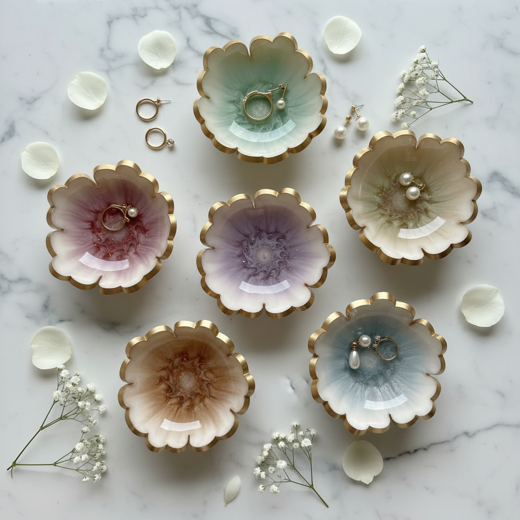 Marble Flat Lay Group