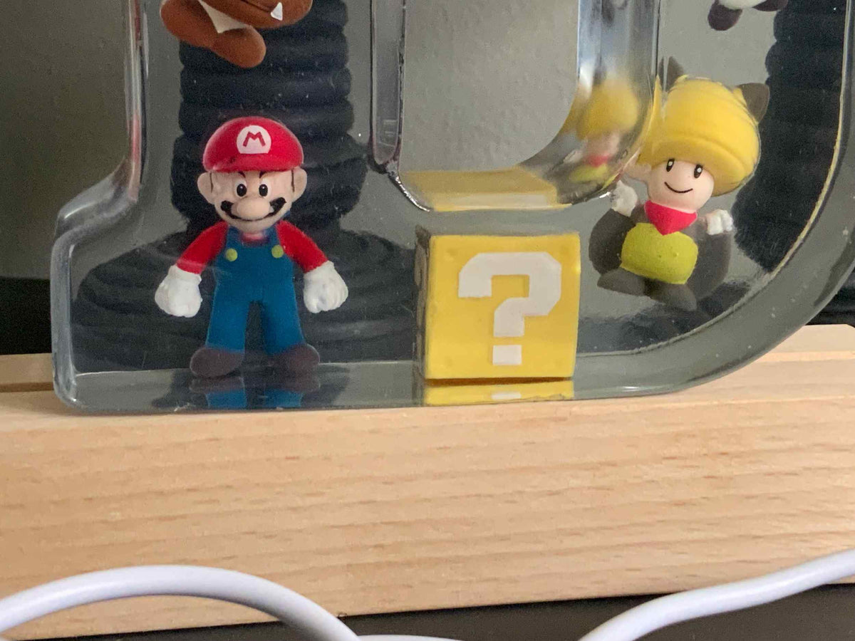 Mario Resin Lighted Letter – Personalized Kids Night Light - The Glossy Gift Shop