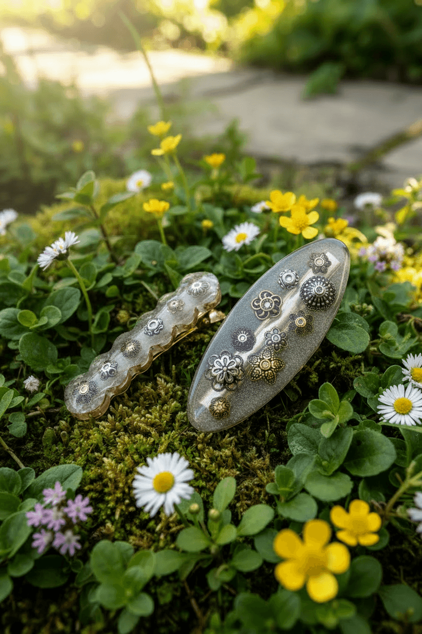 Metal Trinket Hair Clips – Retry