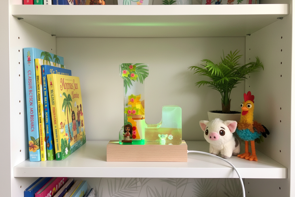 Moana Lighted Letter - Bookshelf