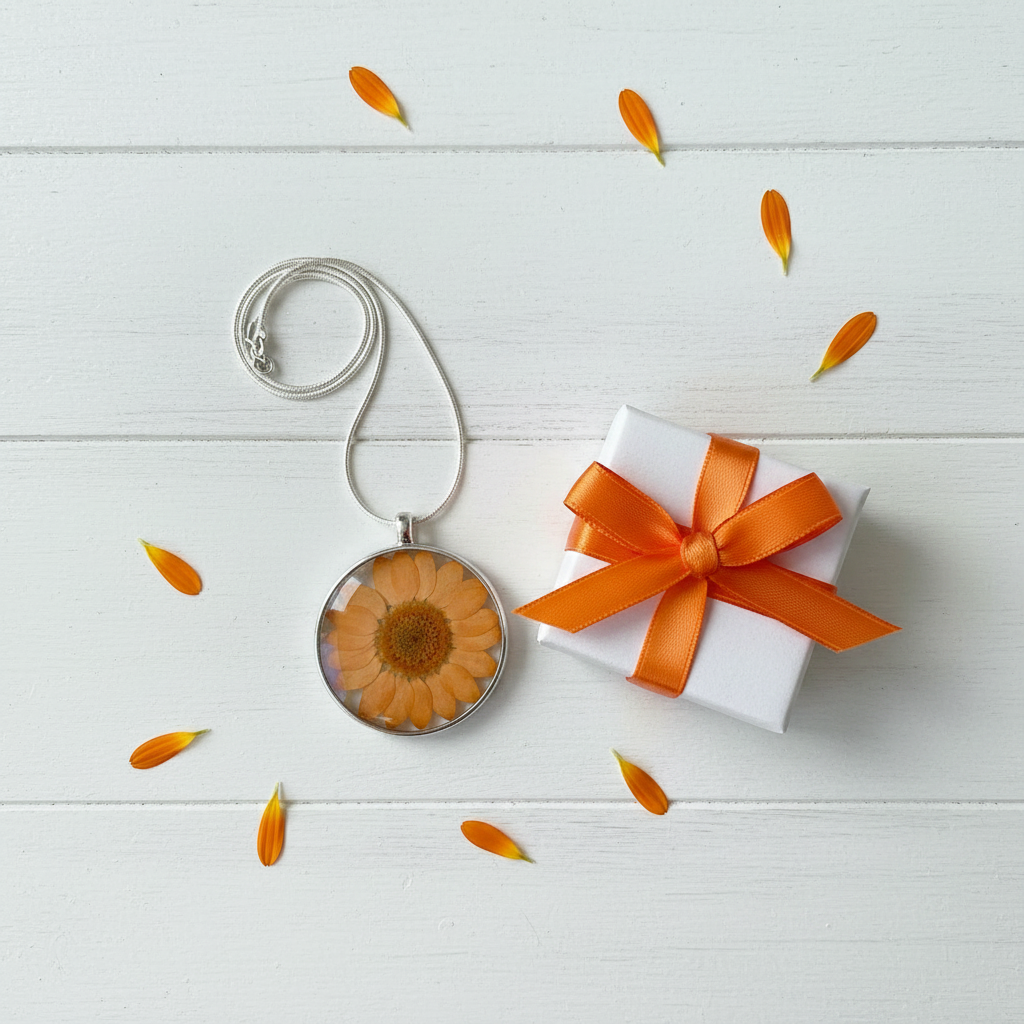 Orange Daisy - Gift Box