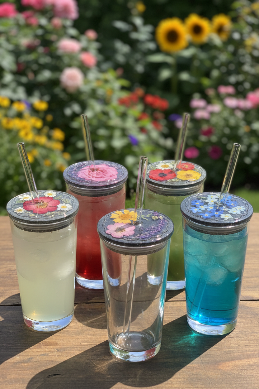 Personalized Resin Tumbler Straw Marker – Yellow - The Glossy Gift Shop