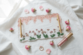 Pink Floral Resin Vanity Tray – Handmade Jewelry & Perfume Organizer - The Glossy Gift Shop