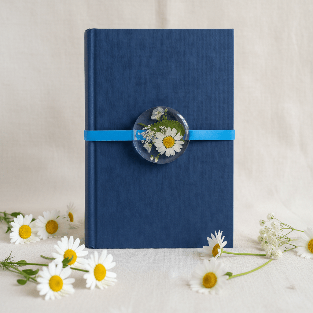 Pressed Flower Resin Book Band – Floral Bookmark for Readers - The Glossy Gift Shop