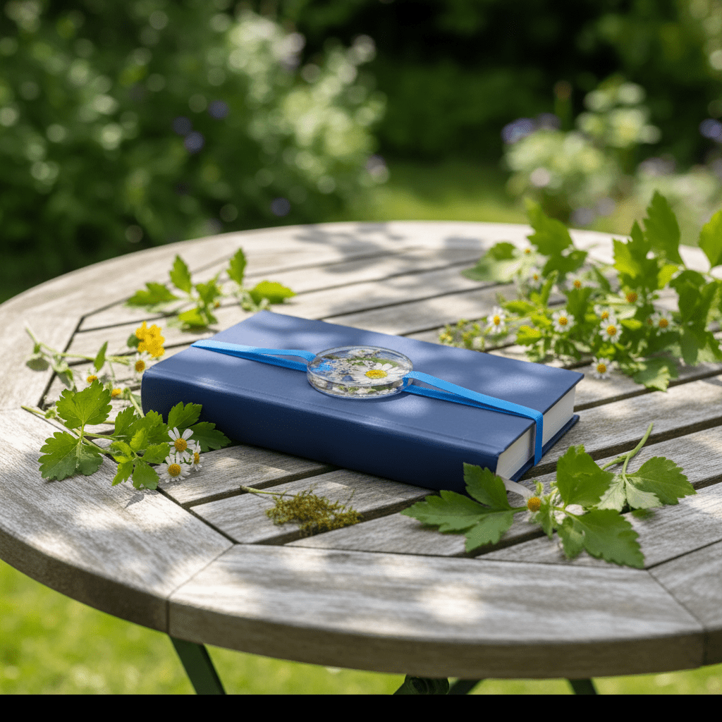 Pressed Flower Resin Book Band – Floral Bookmark for Readers - The Glossy Gift Shop