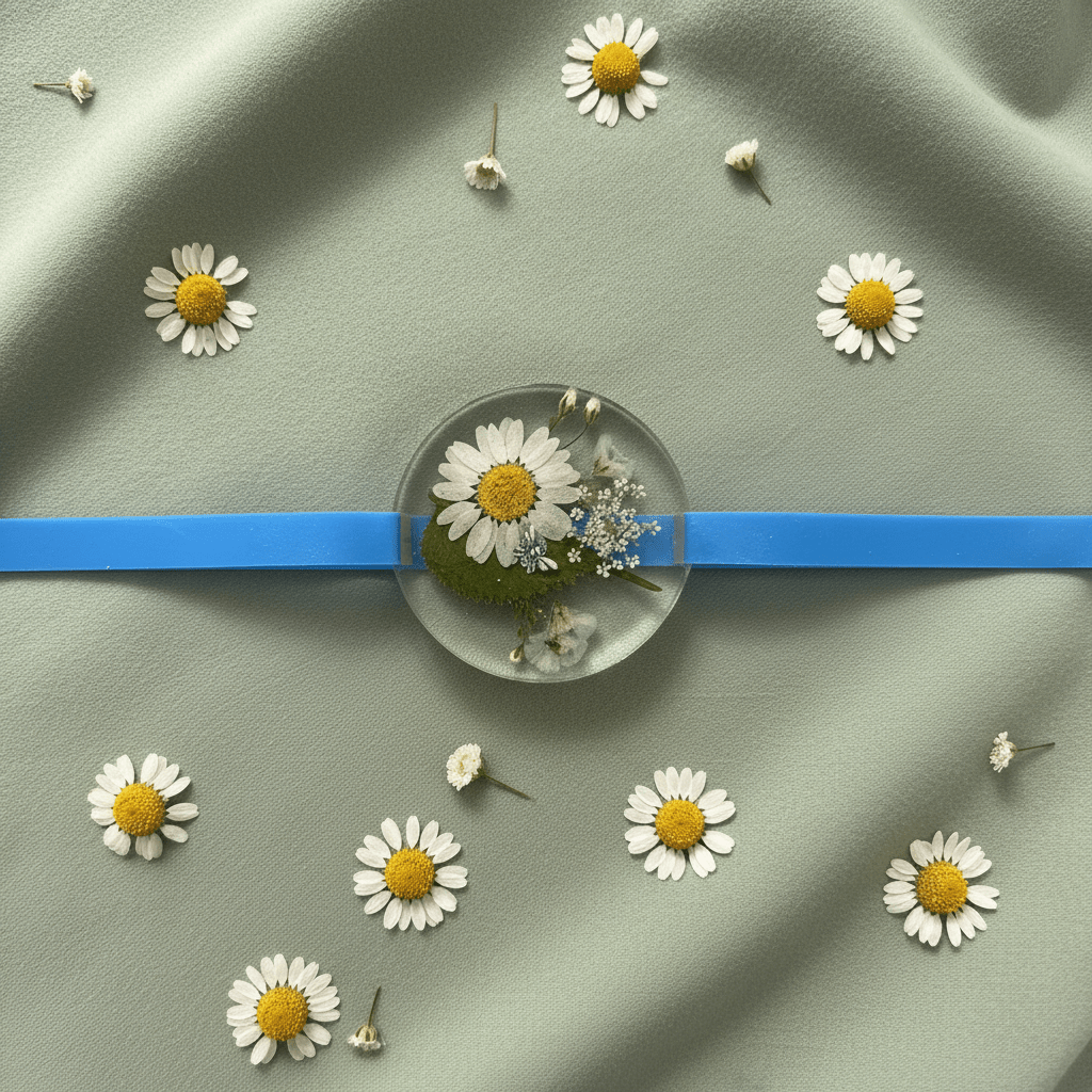 Pressed Flower Resin Book Band – Floral Bookmark for Readers - The Glossy Gift Shop
