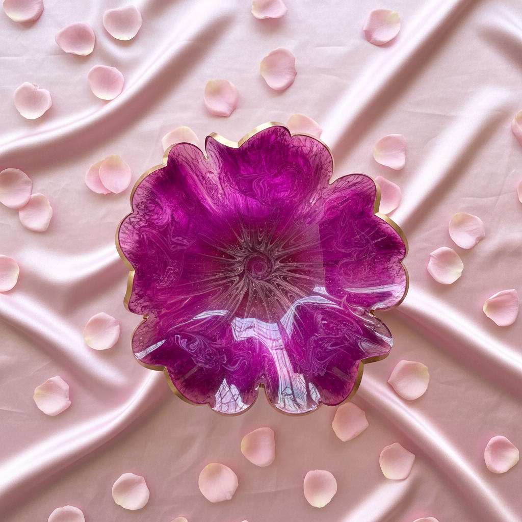 Pretty in Pink Bowl Top Down on Silk