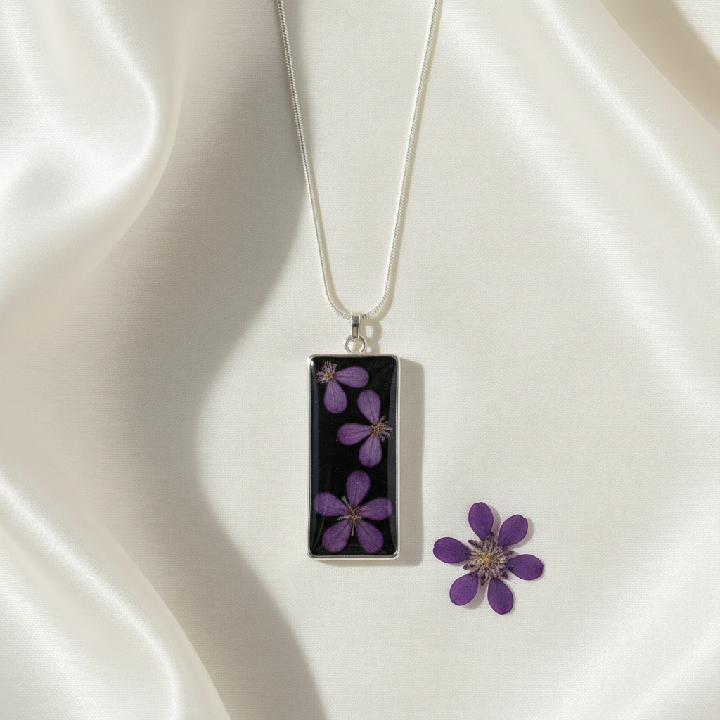 Purple – Silk Flatlay