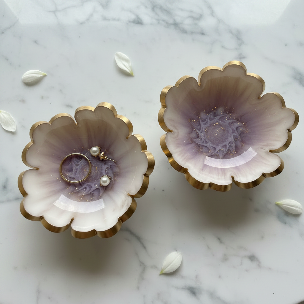 Purple Soft Ring Dish