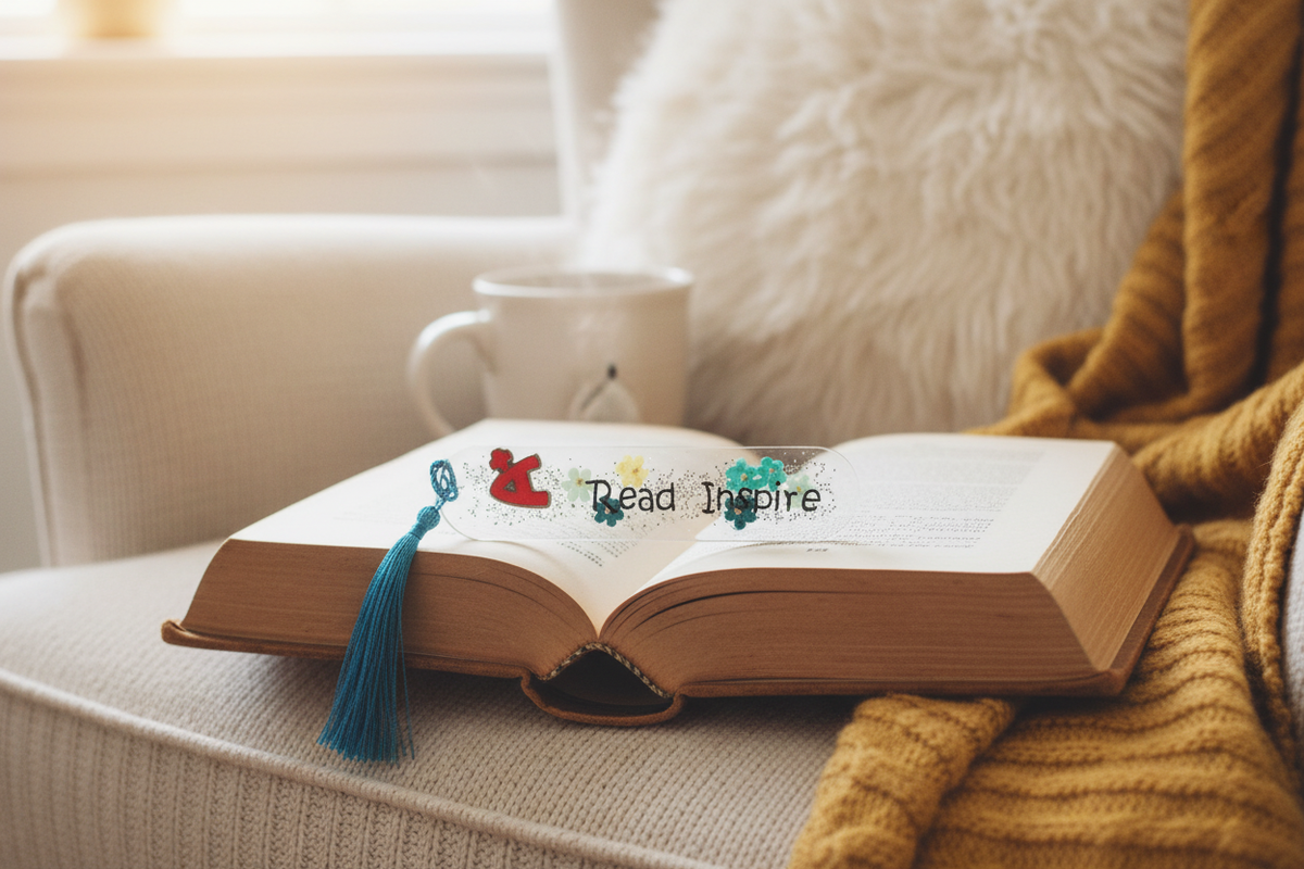 Read Inspire Bookmark - Cozy Reading Nook