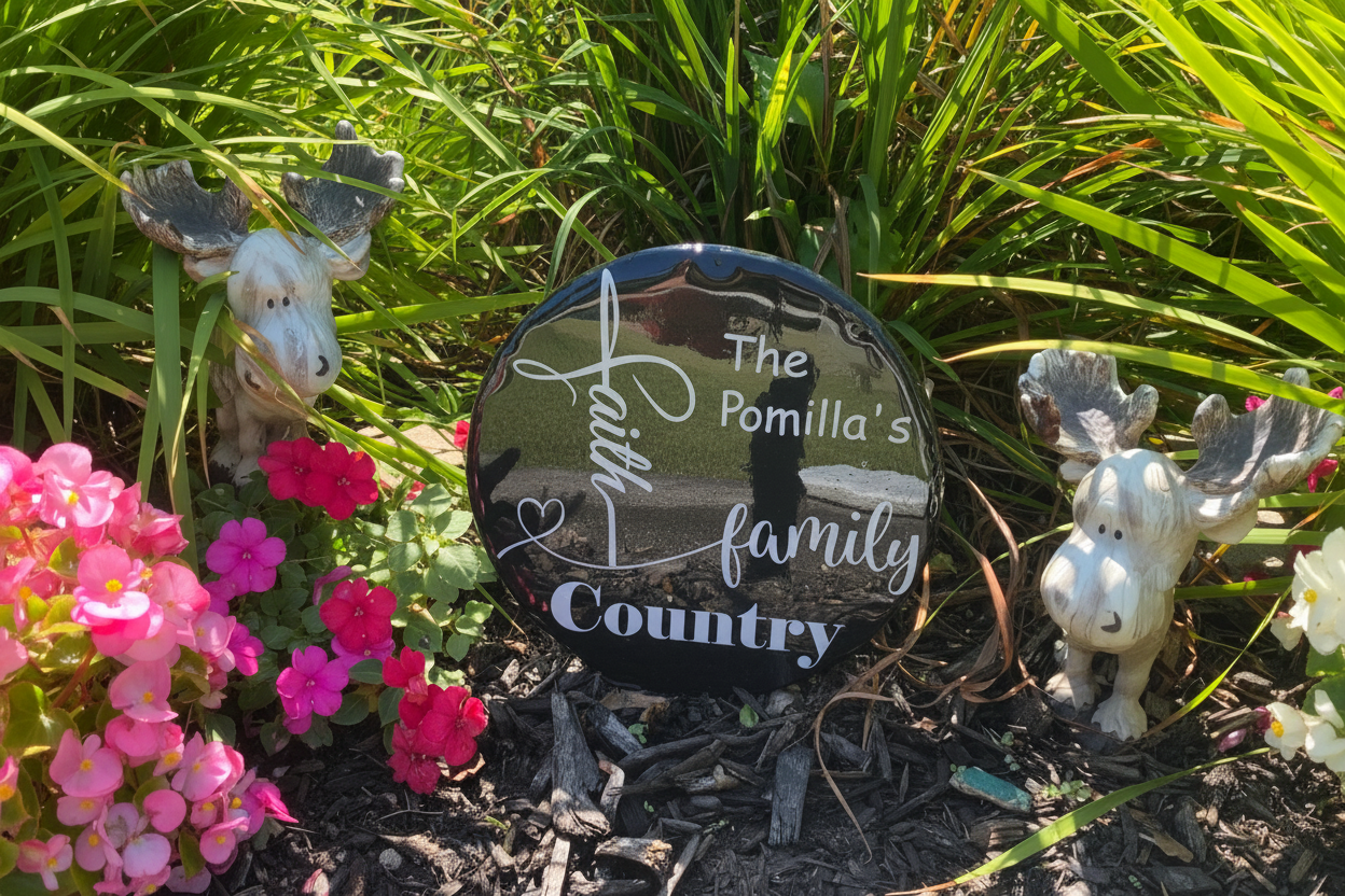 Resin Garden Stepping Stone – Lifestyle