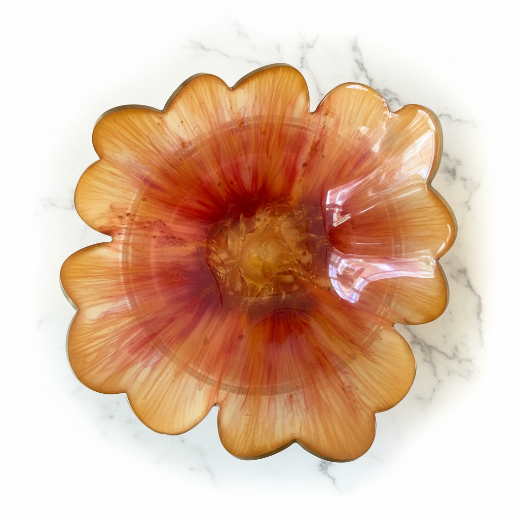 Resin Golden Sun Bowl