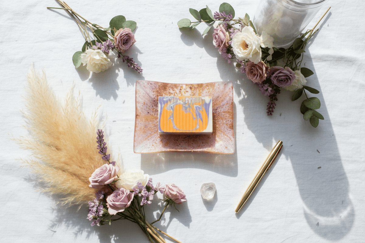 Shimmer White, Copper & Gold Resin Multi-Use Dish – Handmade Home Decor - The Glossy Gift Shop