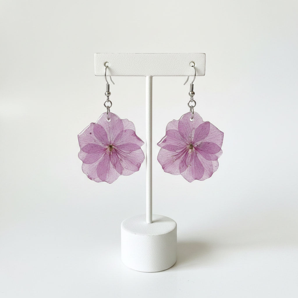 Silver Earrings - Jewelry Stand