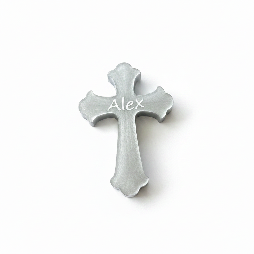 Silver Grey Cross