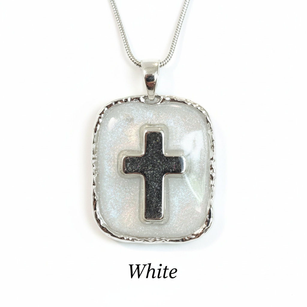 Silver Tone / White