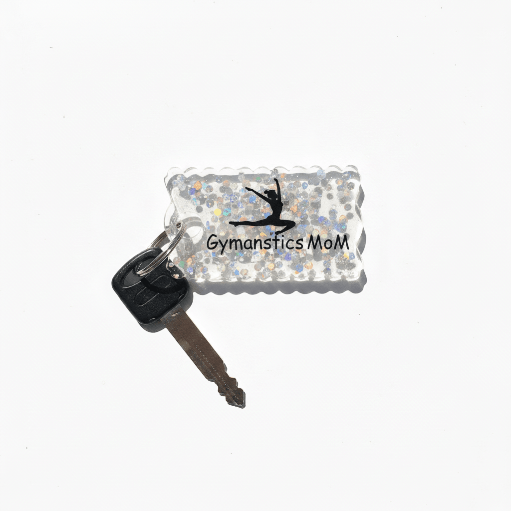 Sports Mom Resin Keychain – Choose Your Sport - The Glossy Gift Shop