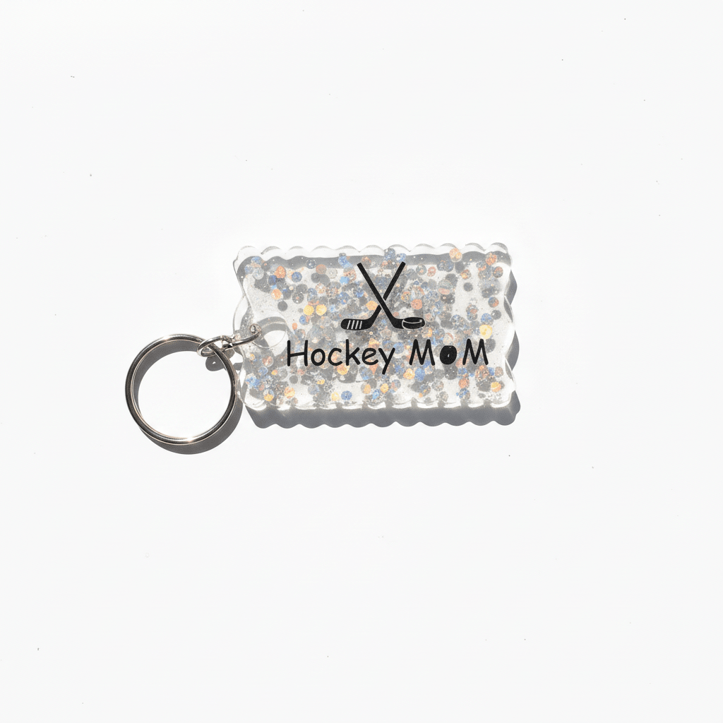 Sports Mom Resin Keychain – Choose Your Sport - The Glossy Gift Shop