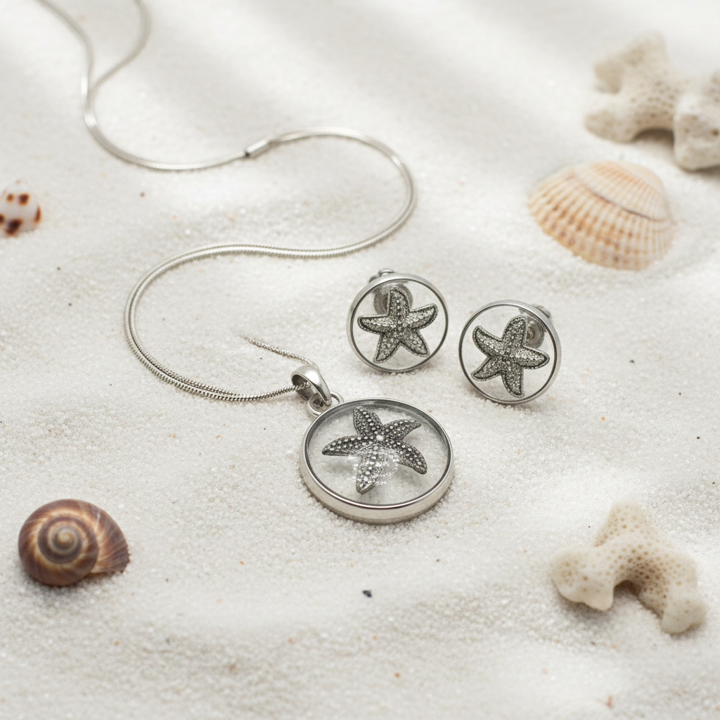 Starfish Jewelry Set