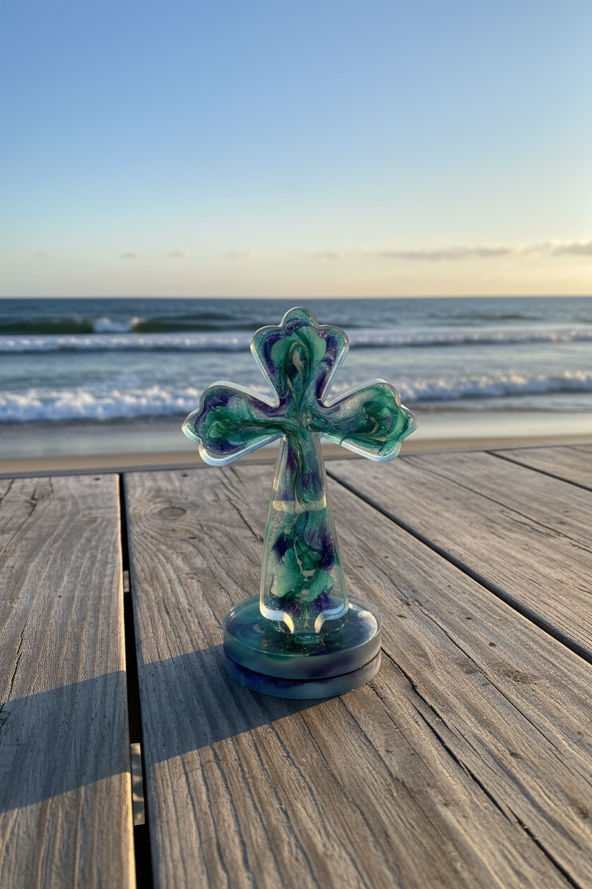Teal Swirl Outdoor