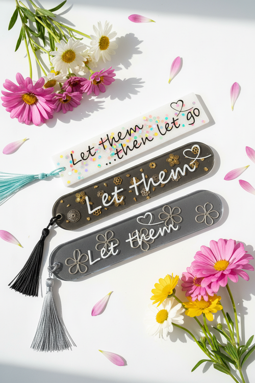 Three Let them bookmarks