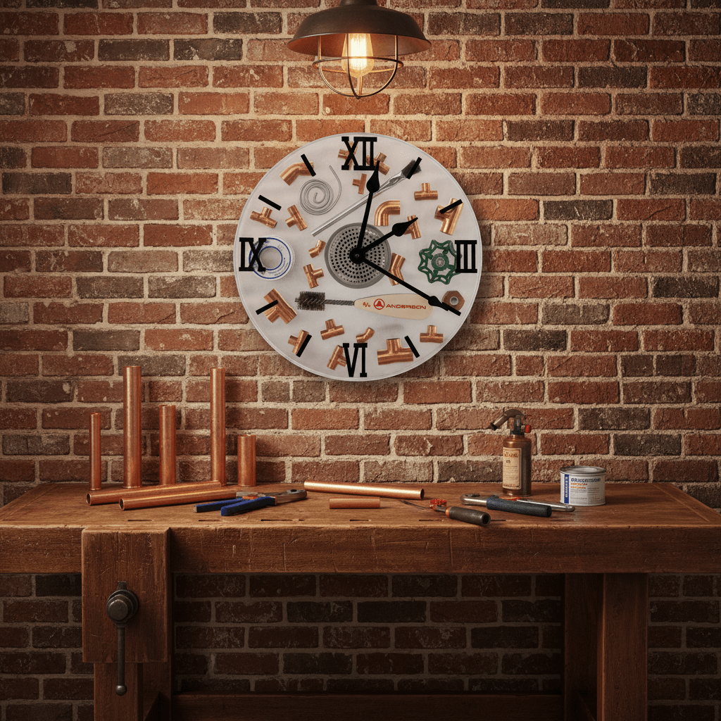 Tradesman Resin Wall Clock – Handmade Trade Gift - The Glossy Gift Shop