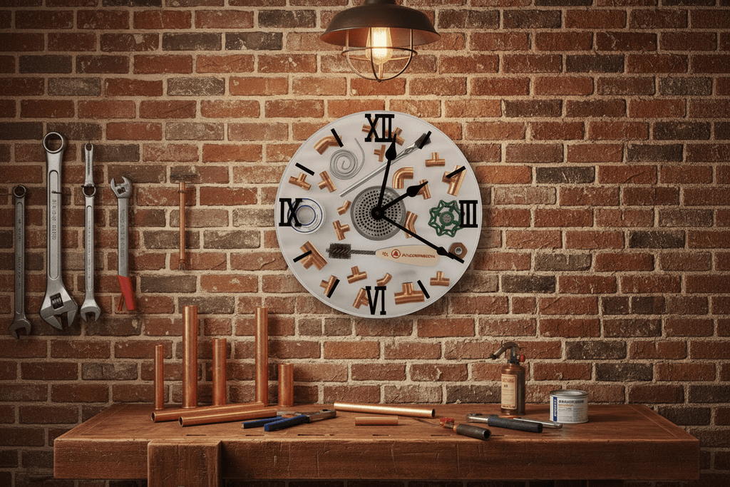 Tradesman Resin Wall Clock – Handmade Trade Gift - The Glossy Gift Shop