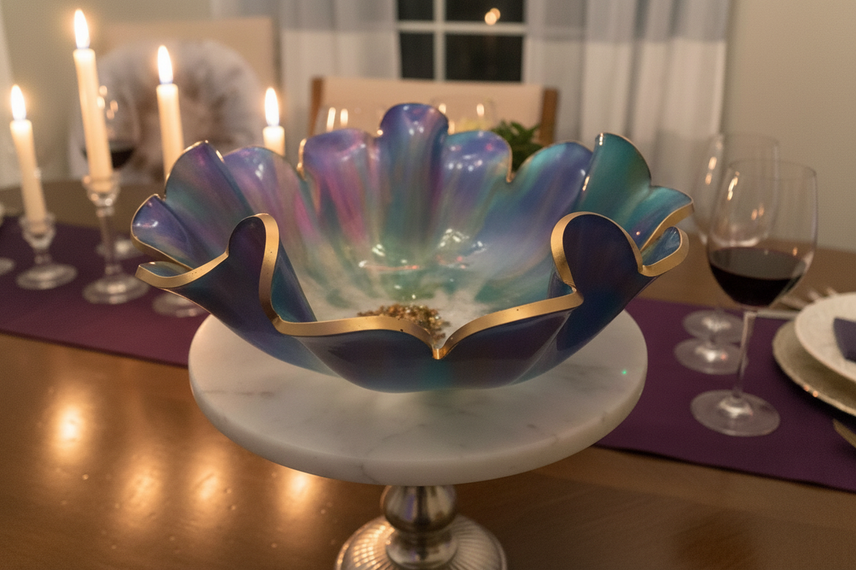 Violet Bowl - Foreground Focus