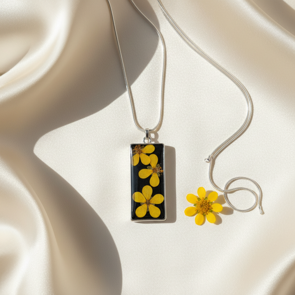 Yellow – Silk Flatlay